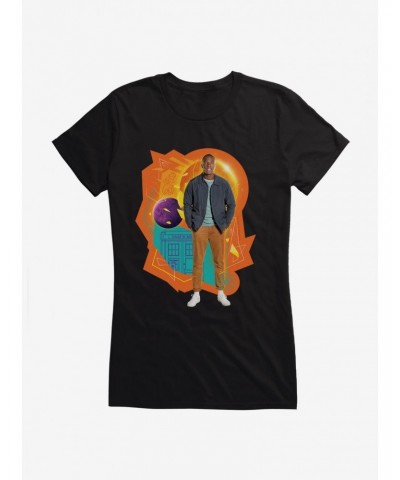 Doctor Who The Thirteenth Doctor Ryan Sinclair Girls T-Shirt $8.47 T-Shirts