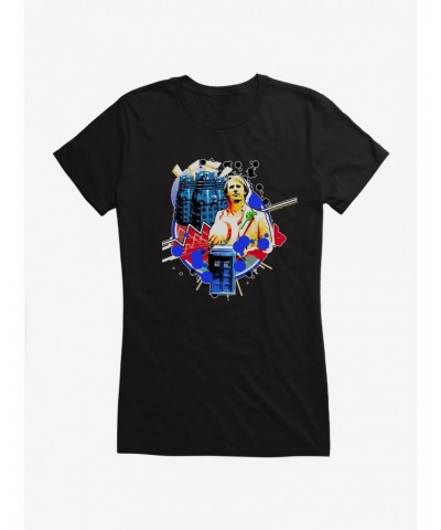 Doctor Who Doctor Surrounded Girls T-Shirt $9.46 T-Shirts