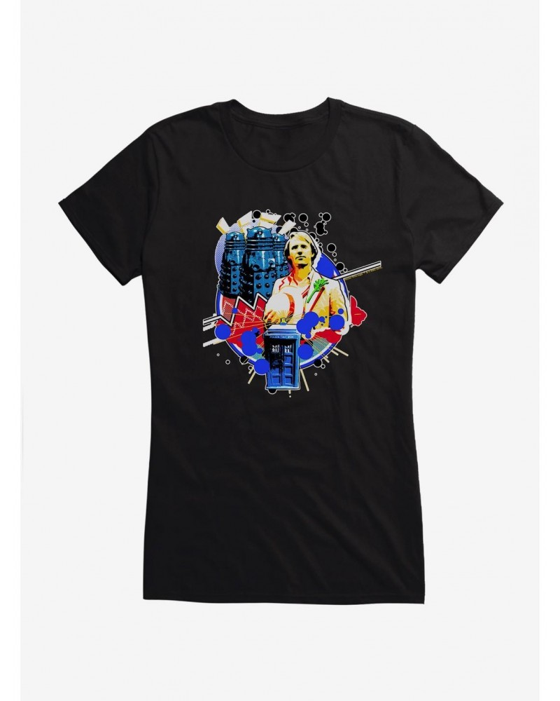 Doctor Who Doctor Surrounded Girls T-Shirt $9.46 T-Shirts