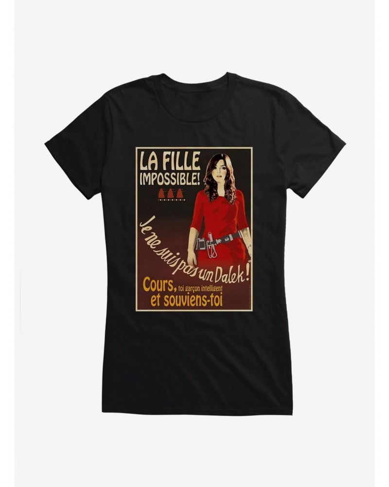 Doctor Who La Fille Impossible Girls T-Shirt $12.20 T-Shirts