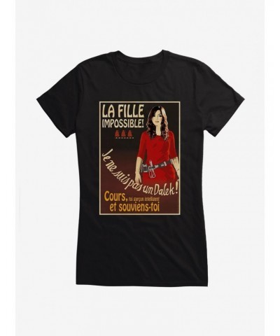 Doctor Who La Fille Impossible Girls T-Shirt $12.20 T-Shirts