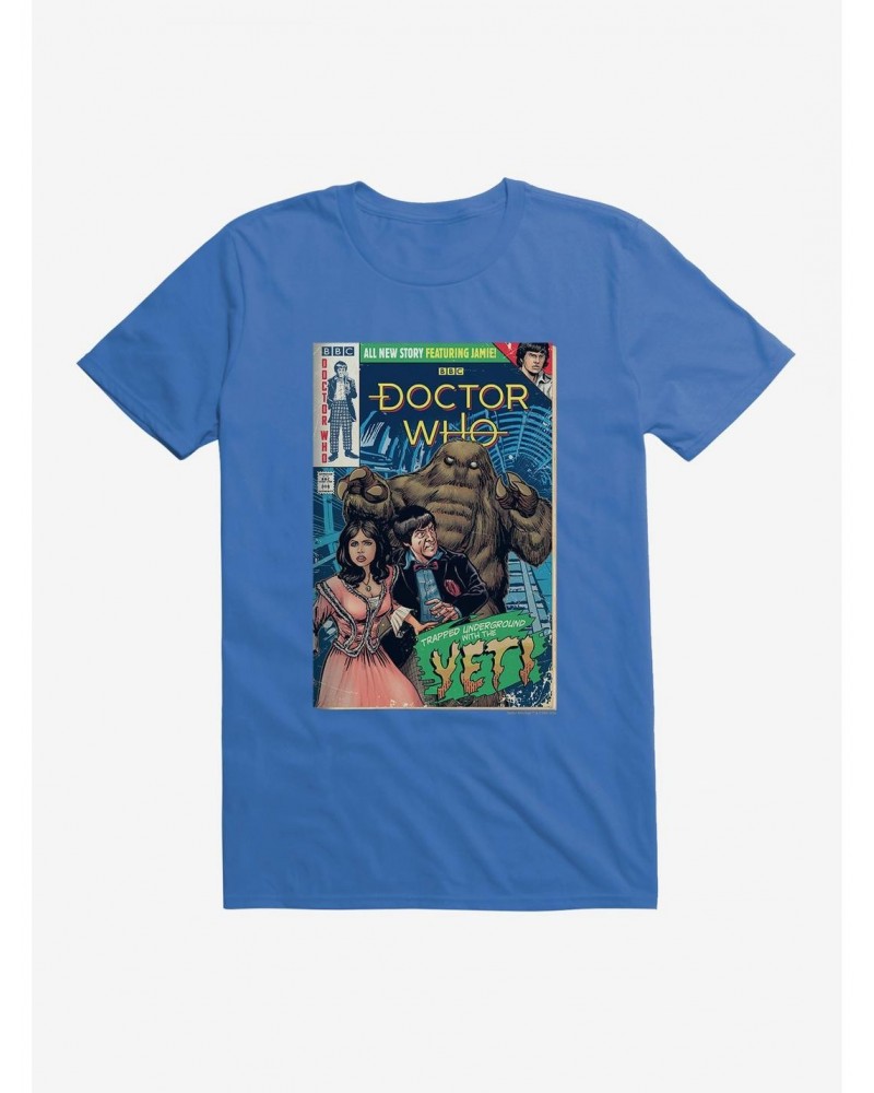 Doctor Who Underground With The Yeti Comic T-Shirt $10.99 T-Shirts