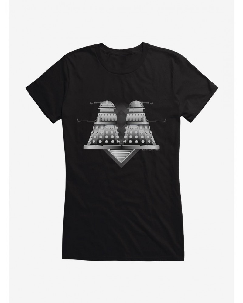 Doctor Who Dalek Mirror Image Girls T-Shirt $9.71 T-Shirts