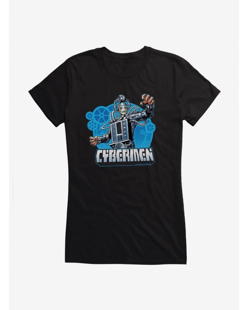 Doctor Who Cybermen Gears Girls T-Shirt $11.95 T-Shirts