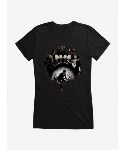 Doctor Who Villain Circles The Doctor Girls T-Shirt $8.72 T-Shirts