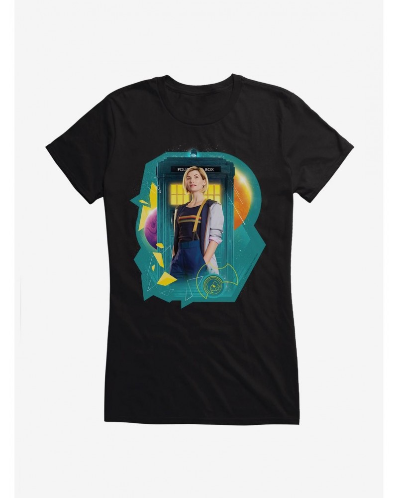 Doctor Who The Thirteenth Doctor Prism Girls T-Shirt $10.46 T-Shirts