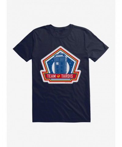 Doctor Who Thirteenth Doctor Team TARDIS Badge T-Shirt $10.04 T-Shirts