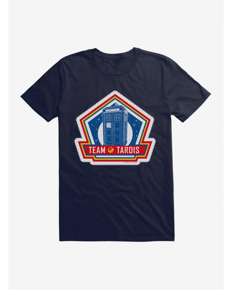 Doctor Who Thirteenth Doctor Team TARDIS Badge T-Shirt $10.04 T-Shirts