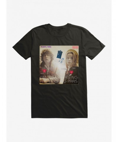 Doctor Who The Fourth Doctor Enjoying Paris T-Shirt $11.23 T-Shirts