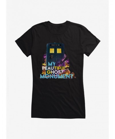 Doctor Who Thirteenth Doctor Beautiful Ghost Monument Girls T-Shirt $7.97 T-Shirts