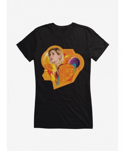 Doctor Who The Thirteenth Doctor Profile Girls T-Shirt $12.20 T-Shirts