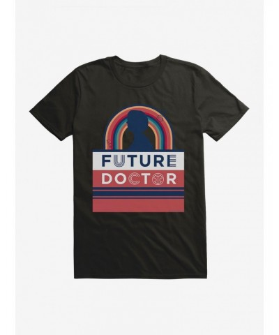 Doctor Who Thirteenth Doctor Future Doctor Silhouette T-Shirt $10.04 T-Shirts