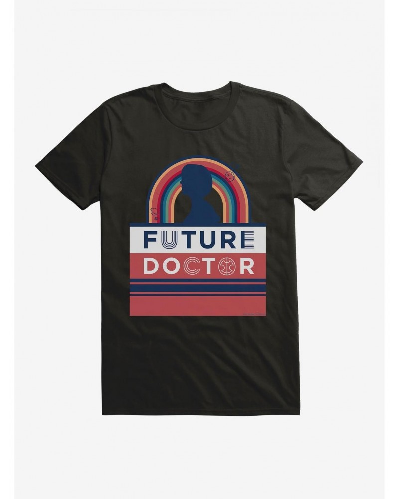 Doctor Who Thirteenth Doctor Future Doctor Silhouette T-Shirt $10.04 T-Shirts