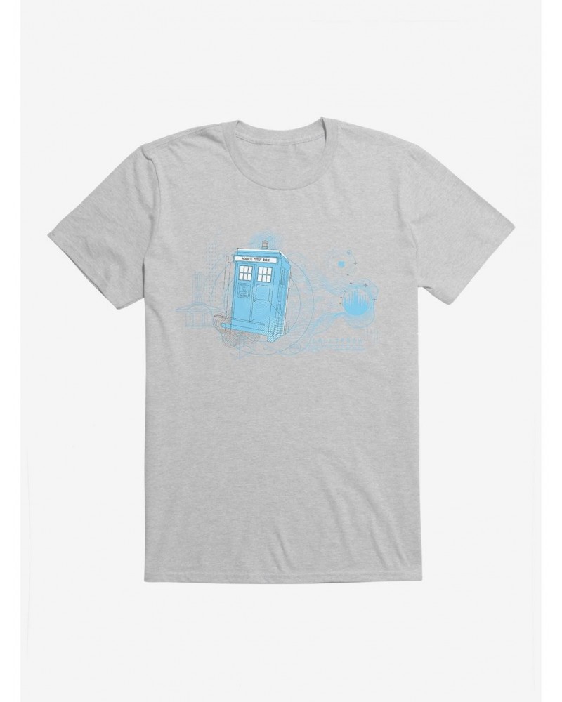 Doctor Who TARDIS Wibbly Wobbly T-Shirt $8.37 T-Shirts