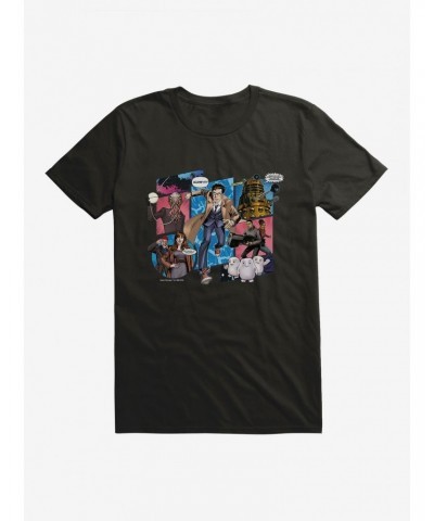 Doctor Who The Tenth Doctor Comic Strip T-Shirt $9.56 T-Shirts