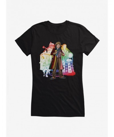 Doctor Who The Sixth Doctor Girls T-Shirt $12.45 T-Shirts