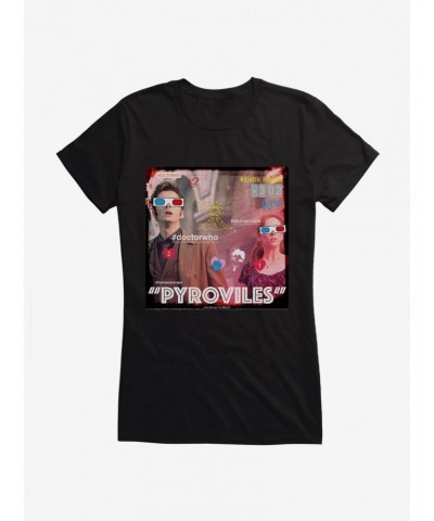 Doctor Who The Tenth Doctor Pyroviles Girls T-Shirt $7.47 T-Shirts