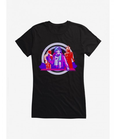 Doctor Who The Fourth Doctor Sutekh And Ice Warrior Girls T-Shirt $8.72 T-Shirts