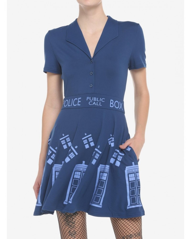 Her Universe Doctor Who TARDIS Retro Dress $12.25 Dresses