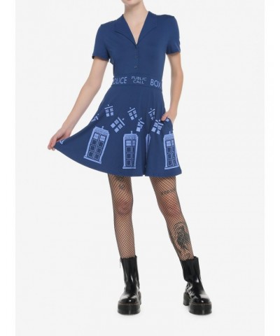 Her Universe Doctor Who TARDIS Retro Dress $12.25 Dresses