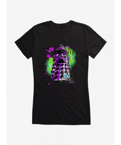 Doctor Who Dalek Retro Art Girls T-Shirt $10.46 T-Shirts