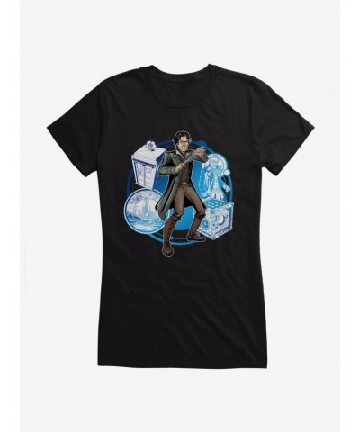 Doctor Who The Eighth Doctor Girls T-Shirt $10.46 T-Shirts