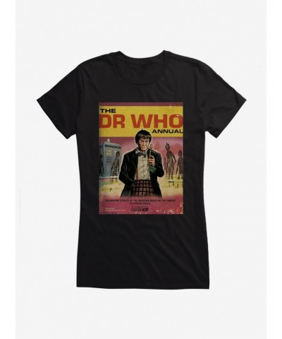 Doctor Who Annual Second Doctor Girls T-Shirt $9.46 T-Shirts