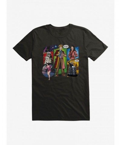 Doctor Who The Sixth Doctor Comic Scene T-Shirt $9.08 T-Shirts