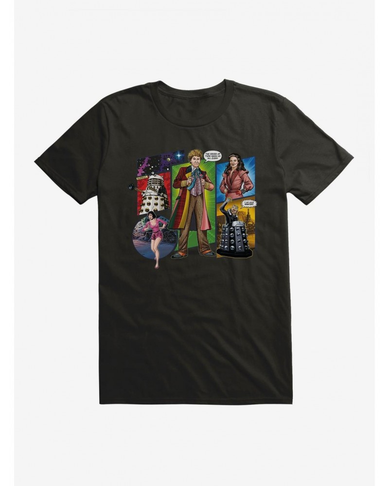 Doctor Who The Sixth Doctor Comic Scene T-Shirt $9.08 T-Shirts