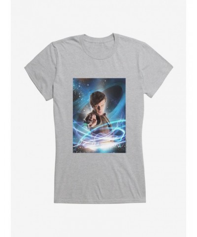 Doctor Who Eleventh Doctor And Sonic Screwdriver Power Girls T-Shirt $11.95 T-Shirts