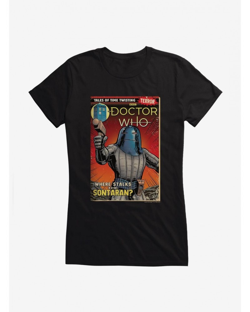 Doctor Who The Sontaran Comic Girls T-Shirt $10.46 T-Shirts