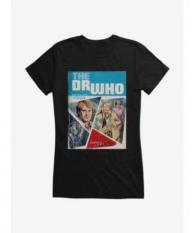 Doctor Who Annual Fifth Doctor Girls T-Shirt $10.21 T-Shirts