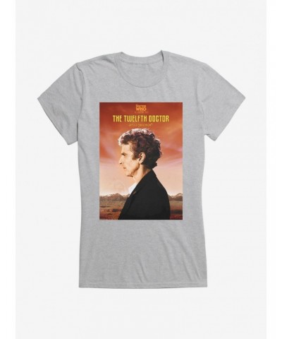 Doctor Who Twelfth Doctor Poster Profile Girls T-Shirt $10.96 T-Shirts