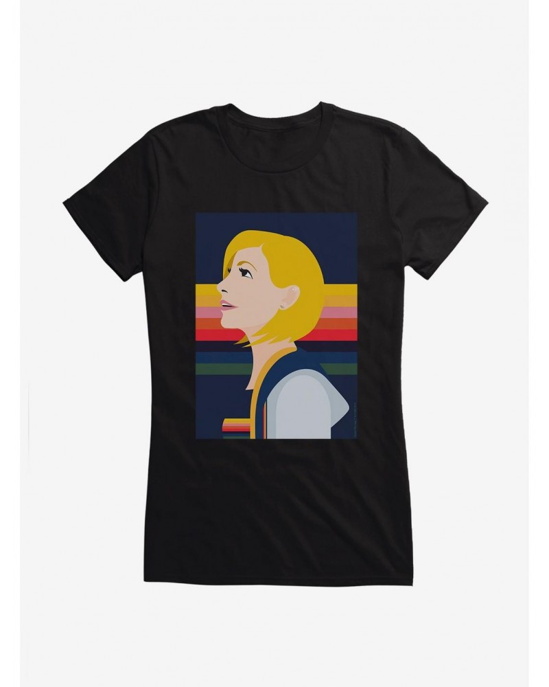 Doctor Who Thirteenth Doctor Illustration Hopeful Girls T-Shirt $9.21 T-Shirts