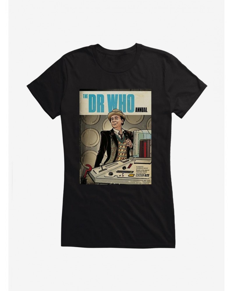 Doctor Who Annual Seventh Doctor Girls T-Shirt $9.46 T-Shirts