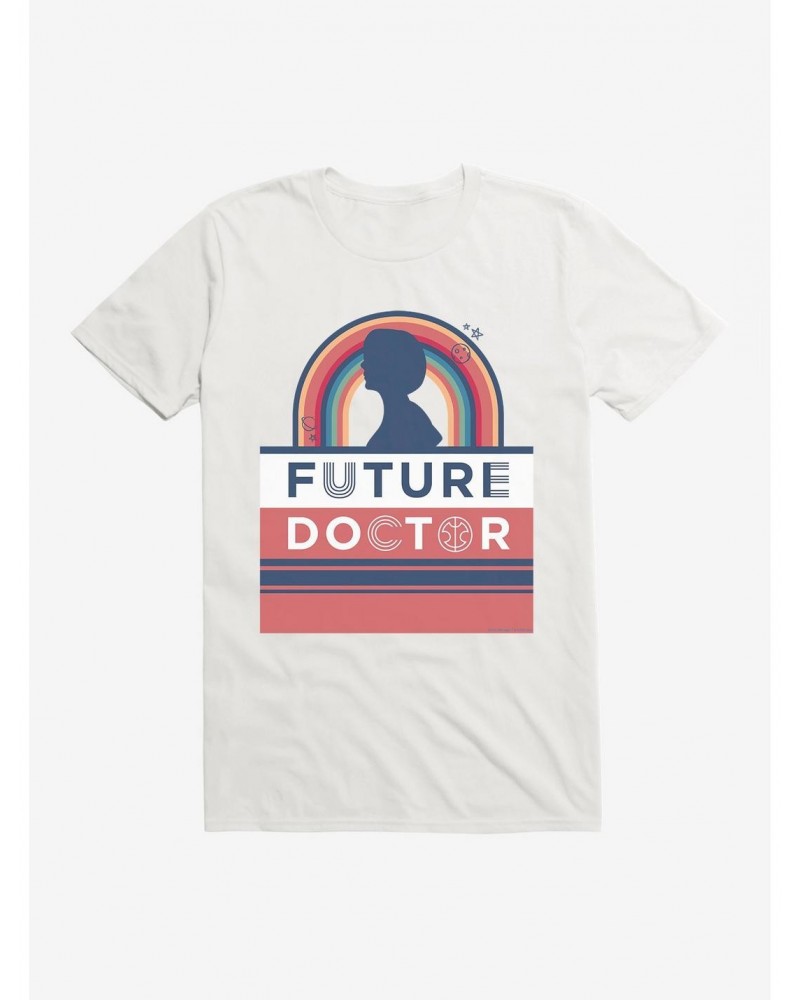 Doctor Who Thirteenth Doctor Future Doctor Silhouette T-Shirt $7.17 T-Shirts