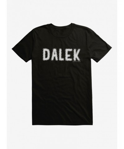 Doctor Who Dalek Fuzzy Script T-Shirt $9.08 T-Shirts