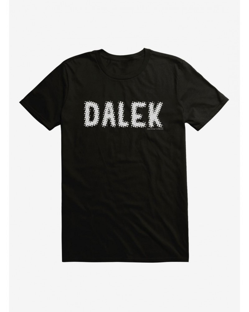 Doctor Who Dalek Fuzzy Script T-Shirt $9.08 T-Shirts