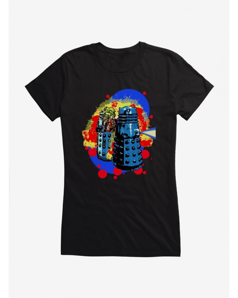 Doctor Who Daleks Pop Girls T-Shirt $9.46 T-Shirts