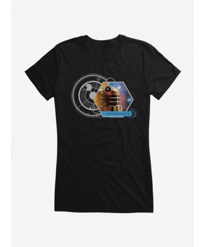 Doctor Who Dalek Exterminate Girls T-Shirt $8.96 T-Shirts