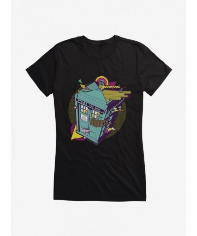 Doctor Who TARDIS Pop Art Explosion Girls T-Shirt $9.46 T-Shirts