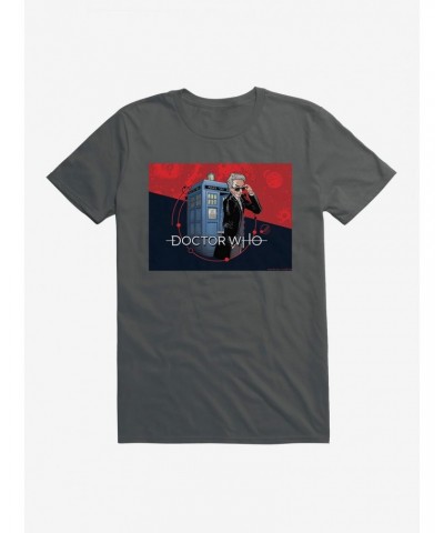 Doctor Who Twelfth Doctor In Shades TARDIS Comic T-Shirt $9.80 T-Shirts