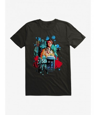 Doctor Who Fifth Doctor And Villains T-Shirt $7.41 T-Shirts