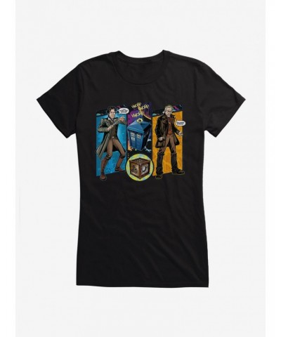 Doctor Who The Eighth Doctor Comic Scene Girls T-Shirt $7.72 T-Shirts