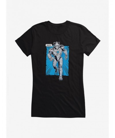 Doctor Who Cybermen Delete Action Girls T-Shirt $8.96 T-Shirts