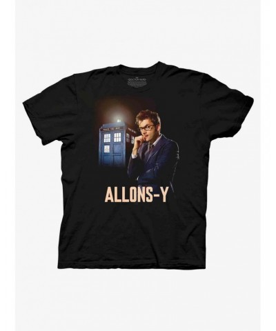 Doctor Who Tenth Doctor Allons-Y T-Shirt $7.17 T-Shirts