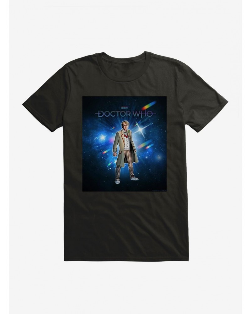 Doctor Who The Fifth Doctor Time Warp T-Shirt $10.76 T-Shirts