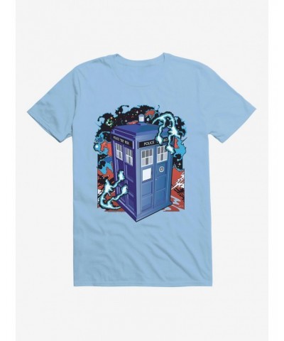 Doctor Who Electric Tardis T-Shirt $11.71 T-Shirts