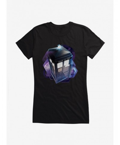 Doctor Who TARDIS Gears Girls T-Shirt $8.22 T-Shirts