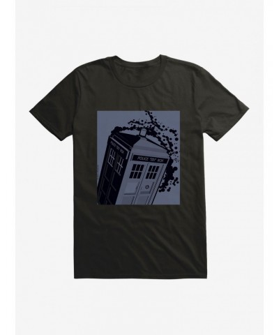 Doctor Who TARDIS Time Waves T-Shirt $10.76 T-Shirts